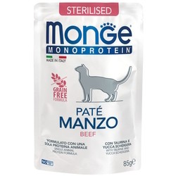 Корм для кошек Monge Monoprotein Sterilised Pate Beef 85 g