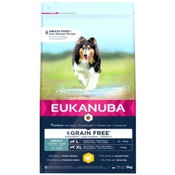 Корм для собак Eukanuba Grain Free Adult L\/XL Breed Chicken 3 kg