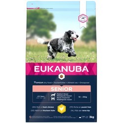 Корм для собак Eukanuba Senior M Breed Chicken 3 kg