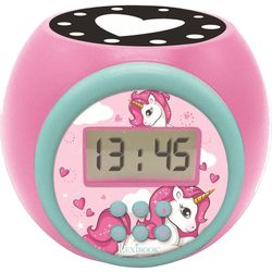 Радиоприемники и настольные часы Lexibook Projector Alarm Clock Unicorn