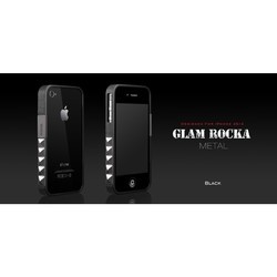 Чехлы для мобильных телефонов more. Glam Rocka Metal Jelly Ring for iPhone 4/4S