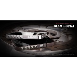 Чехлы для мобильных телефонов more. Glam Rocka Metal Jelly Ring for iPhone 4/4S