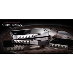 Чехлы для мобильных телефонов more. Glam Rocka Metal Jelly Ring for iPhone 4/4S