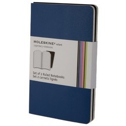 Блокнот Moleskine Set of 2  Ruled  Volant Notebooks Prussian Blue