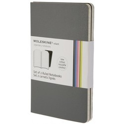 Блокноты Moleskine Set of 2 Ruled Volant Notebooks Paynes Grey
