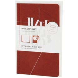 Блокноты Moleskine Ornament Note Card Pocket Holiday Hexagon