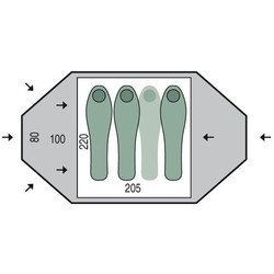 Палатка Pinguin Tornado 3 Duralu