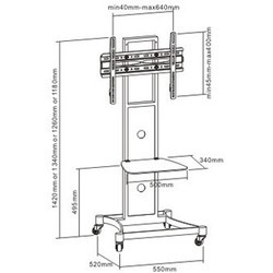 Подставки и крепления Brateck T1019