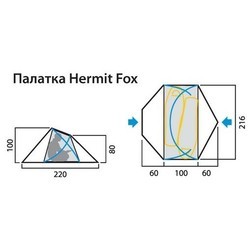 Палатка Red Fox Hermit Fox (синий)