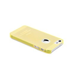 Чехол PURO Crystal for iPhone 5/5S (желтый)