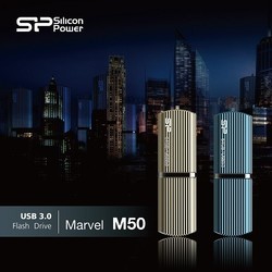 USB Flash (флешка) Silicon Power Marvel M50 8Gb (золотистый)