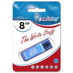 USB Flash (флешка) SmartBuy Glossy (зеленый)