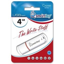 USB Flash (флешка) SmartBuy Crown 32Gb (белый)