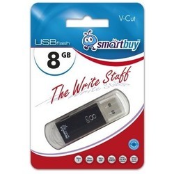 USB Flash (флешка) SmartBuy V-Cut 8Gb (синий)