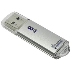 USB Flash (флешка) SmartBuy V-Cut 8Gb (серебристый)