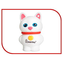USB Flash (флешка) SmartBuy Wild Catty (белый)