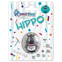 USB Flash (флешка) SmartBuy Wild Hippo 4Gb