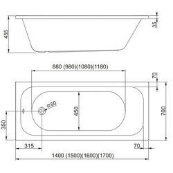 Ванны Aquaform Filon 170x70