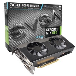 Видеокарты EVGA GeForce GTX 660 03G-P4-2667-KR