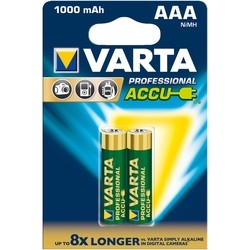 Аккумуляторная батарейка Varta Professional 2xAAA 1000 mAh