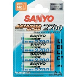 Аккумуляторы и батарейки Sanyo 2xAA 2700 mAh