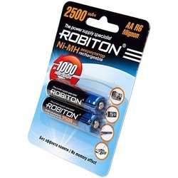 Аккумуляторная батарейка Robiton 2xAA 2500 mAh