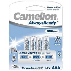 Аккумуляторы и батарейки Camelion Always Ready 4xAAA 800 mAh