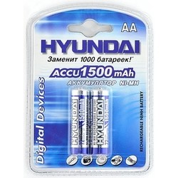 Аккумуляторы и батарейки Hyundai 2xAA 1500 mAh