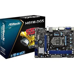 Материнская плата ASRock H61M-DGS