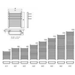 Полотенцесушители Radeco A A2-350/2