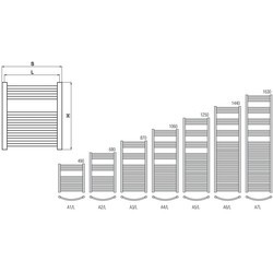 Полотенцесушители Radeco A/L A2-400/L