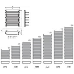 Полотенцесушители Radeco A/M A3-600/M