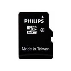 Карты памяти Philips microSDHC Class 4 8Gb