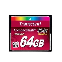 Карта памяти Transcend CompactFlash 800x 64Gb