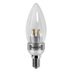 Лампочки Maxus 1-LED-272 C37 CL-C 4W 4100K E14 AL