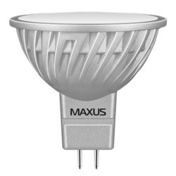 Лампочки Maxus 1-LED-327 MR16 4W 3000K 220V GU5.3 AP