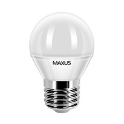 Лампочки Maxus 1-LED-366 G45 F 5W 4100K E27 AP