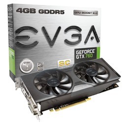 Видеокарты EVGA GeForce GTX 760 04G-P4-2768-KR