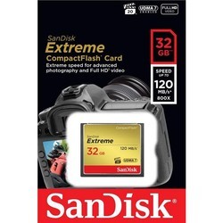 Карта памяти SanDisk Extreme CompactFlash 120MB/s 64Gb