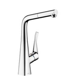 Смеситель Hansgrohe Metris 14821 (нержавеющая сталь)