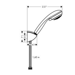 Душевая система Hansgrohe Crometta 85 27559