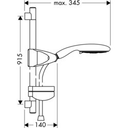 Душевая система Hansgrohe Raindance 27885