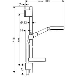 Душевая система Hansgrohe Raindance 27886