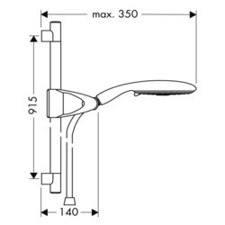 Душевая система Hansgrohe Raindance 27894