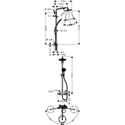 Душевая система Hansgrohe Raindance Select 27116