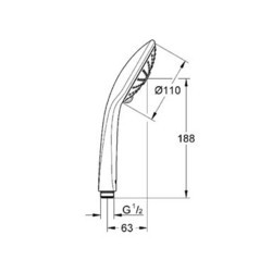 Душевая система Grohe Euphoria 110 Massage 27221000