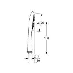 Душевая система Grohe Rainshower Solo 100 27376