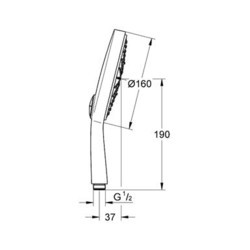 Душевая система Grohe Power&Soul Cosmopolitan 160 27667