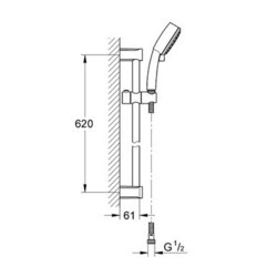 Душевая система Grohe New Tempesta Cosmopolitan 100 27578