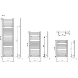 Полотенцесушители ENIX Pini PCh-608 608x776